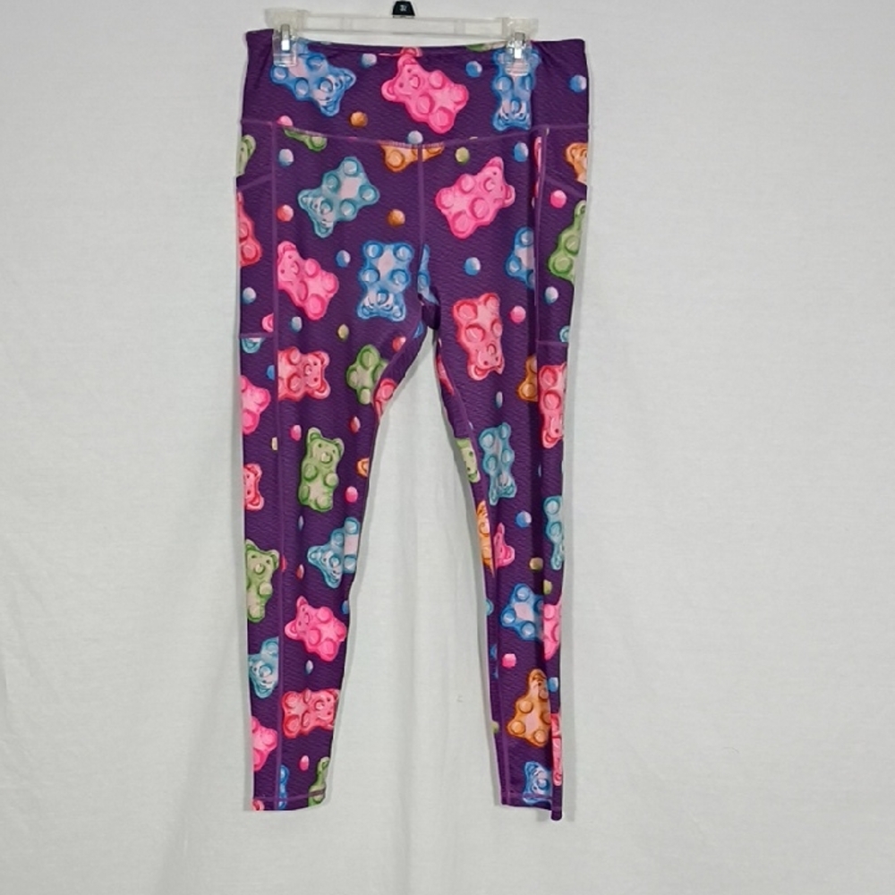 Constantly Varied Gear Purple Gummy Bear Print Leggings